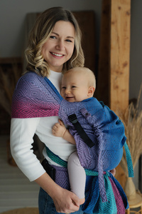 Nosidełko dla dziecka Cross Hybrid TENCEL™ Aurora Cube/ II gatunek