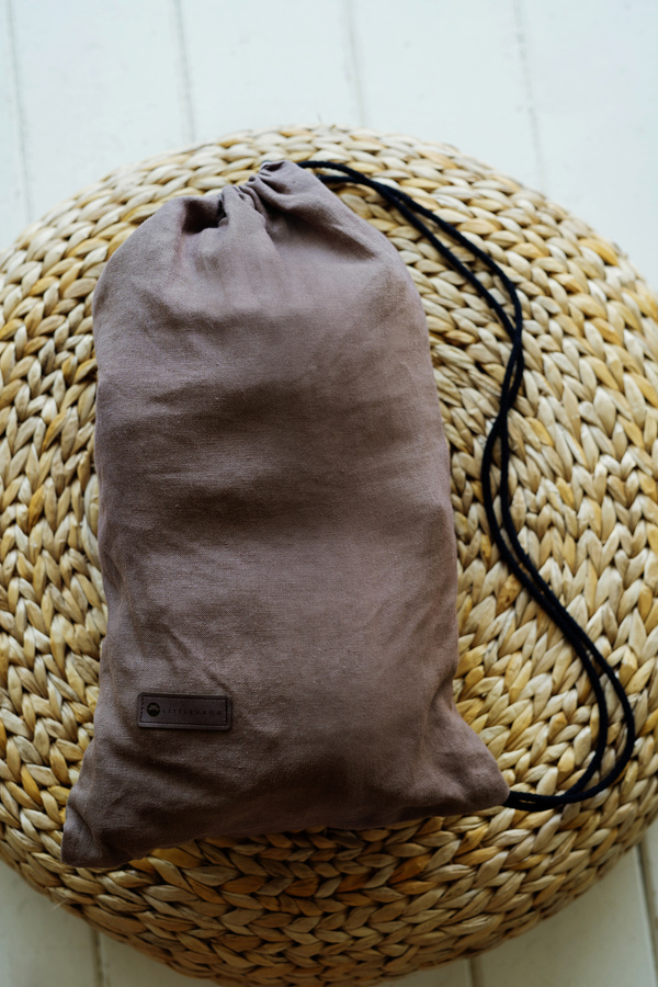 Brązowe nosidełko na lato - Prime Pure Linen Frappe