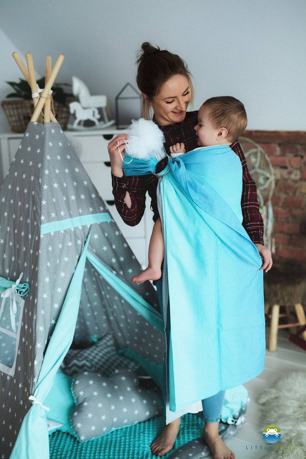 Chusta kółkowa Little Frog - Lazuryt M (2,1 m)