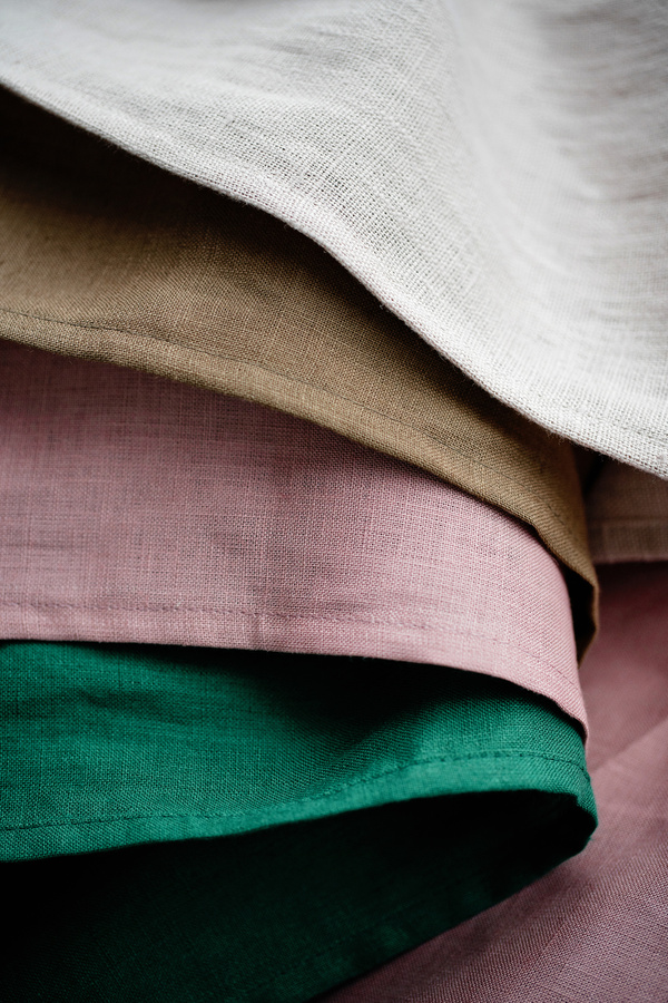 Chusta kółkowa Pure Linen Rosewater S (1,7m))/II gatunek