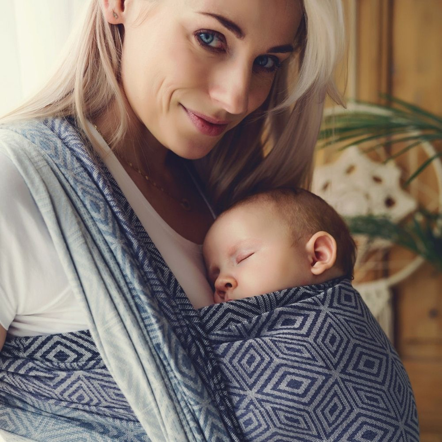 Chusta do noszenia dziecka TENCEL™ Rocky Cube 5,6 m