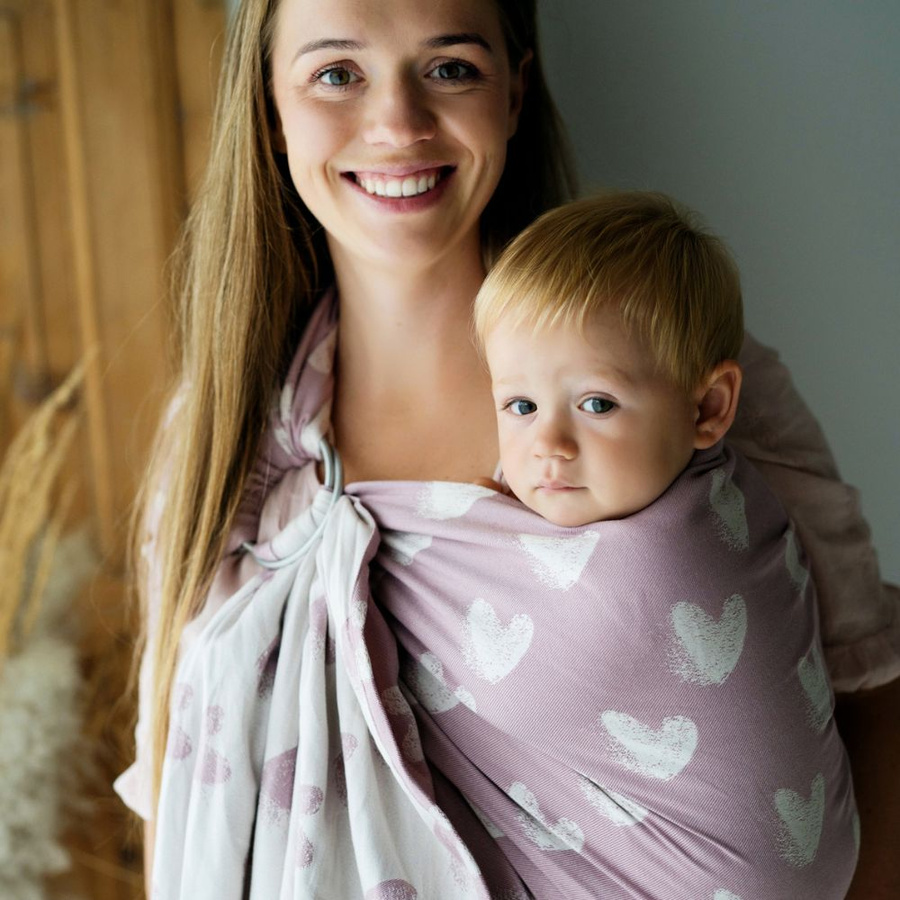 Chusta kółkowa Hazy Love Rose M (2m)