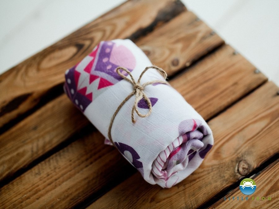 Pieluszka bambusowa Little Frog - Sweet Dreams - 1szt