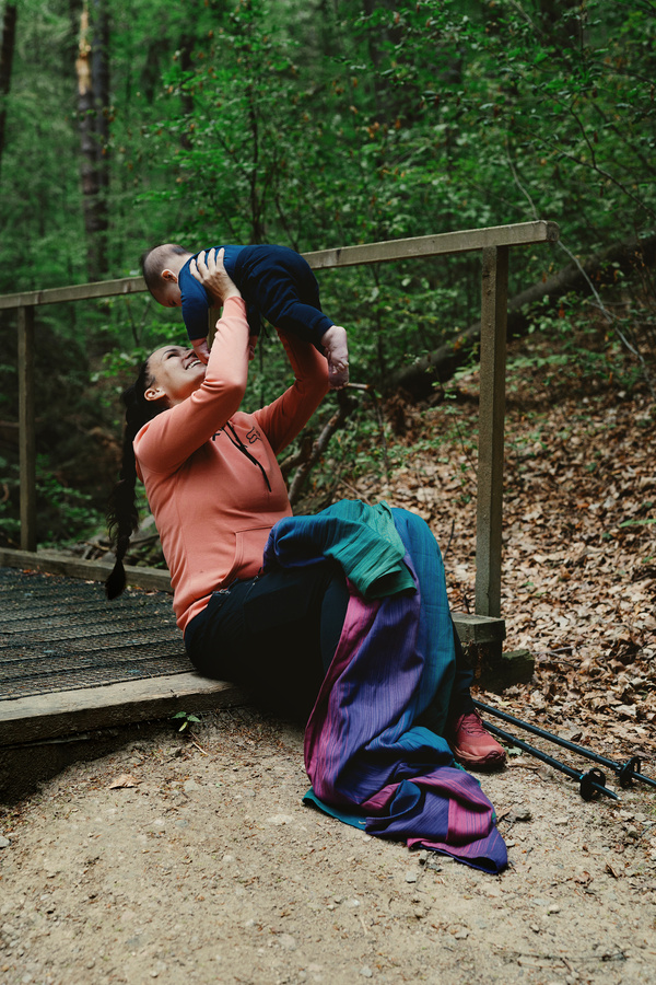 Chusta do noszenia dziecka Bambusowy Mglisty Cyrkon 4,6 m/II gatunek