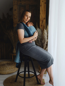 Chusta do noszenia dziecka TENCEL™ Atmosphere Cube 5,6 m