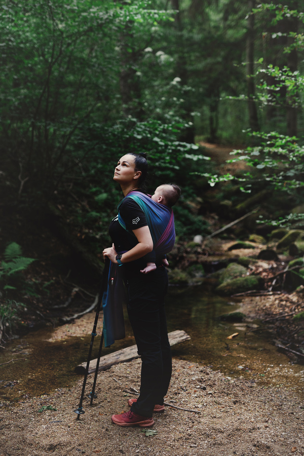 Chusta do noszenia dziecka Bambusowy Mglisty Cyrkon 5,2 m/II gatunek