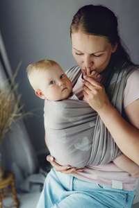 Chusta do noszenia dziecka TENCEL™ Hazy Love Drift 5,6 m