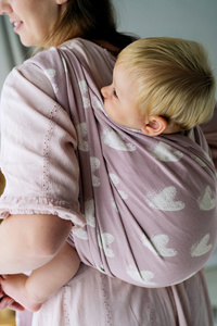 Chusta do noszenia dziecka Hazy Love Rose 5,2m